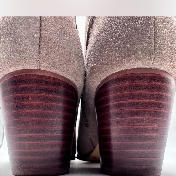 Sole Society Beige Suede Ankle Boots - Picture 3 of 5